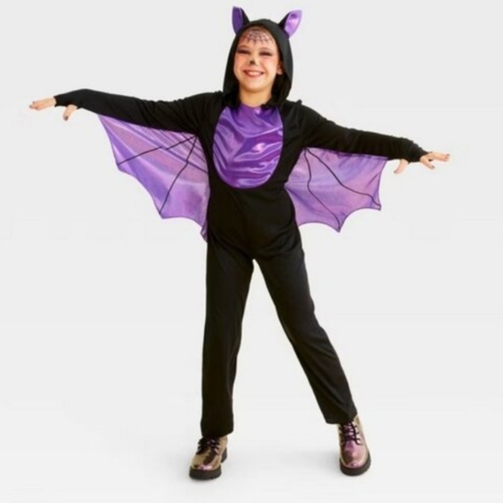 Bat Kids Costume Size Large NEW